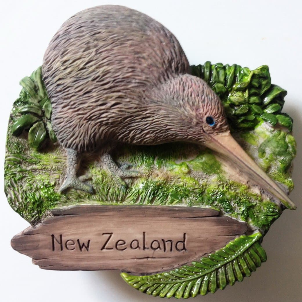 MOSKILA Kiwi NEW ZEALAND Resin 3D fridge Refrigerator Thai Magnet Hand Made Craft. by Thai MCnets