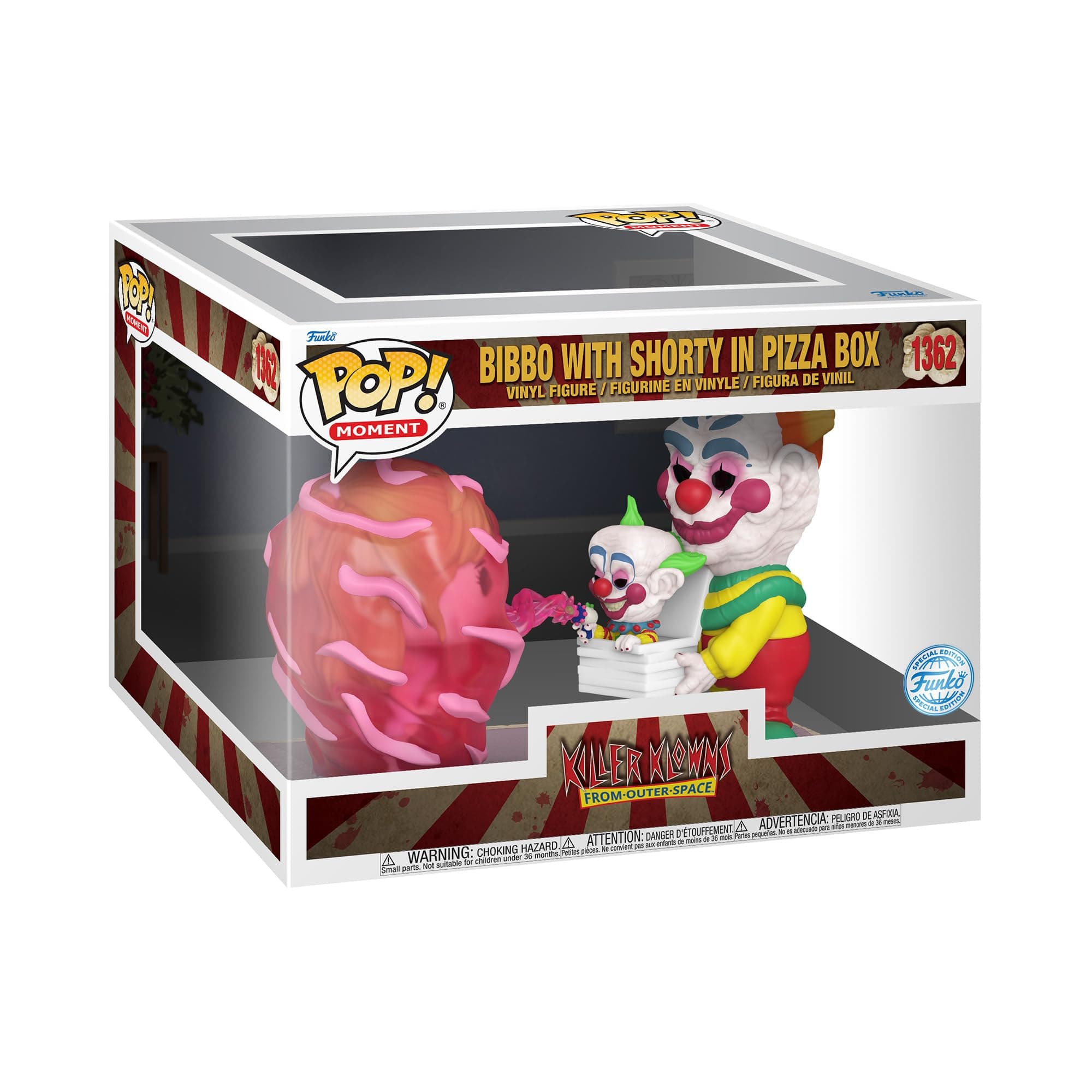 POP! Moments: KKOS - Pizza Box Shorty - Killer Klowns from Outer Space - Amazon Exclusive - Collectable Vinyl Figure - Gift Idea - Official Merchandise - Toys for Kids & Adults - Movies Fans