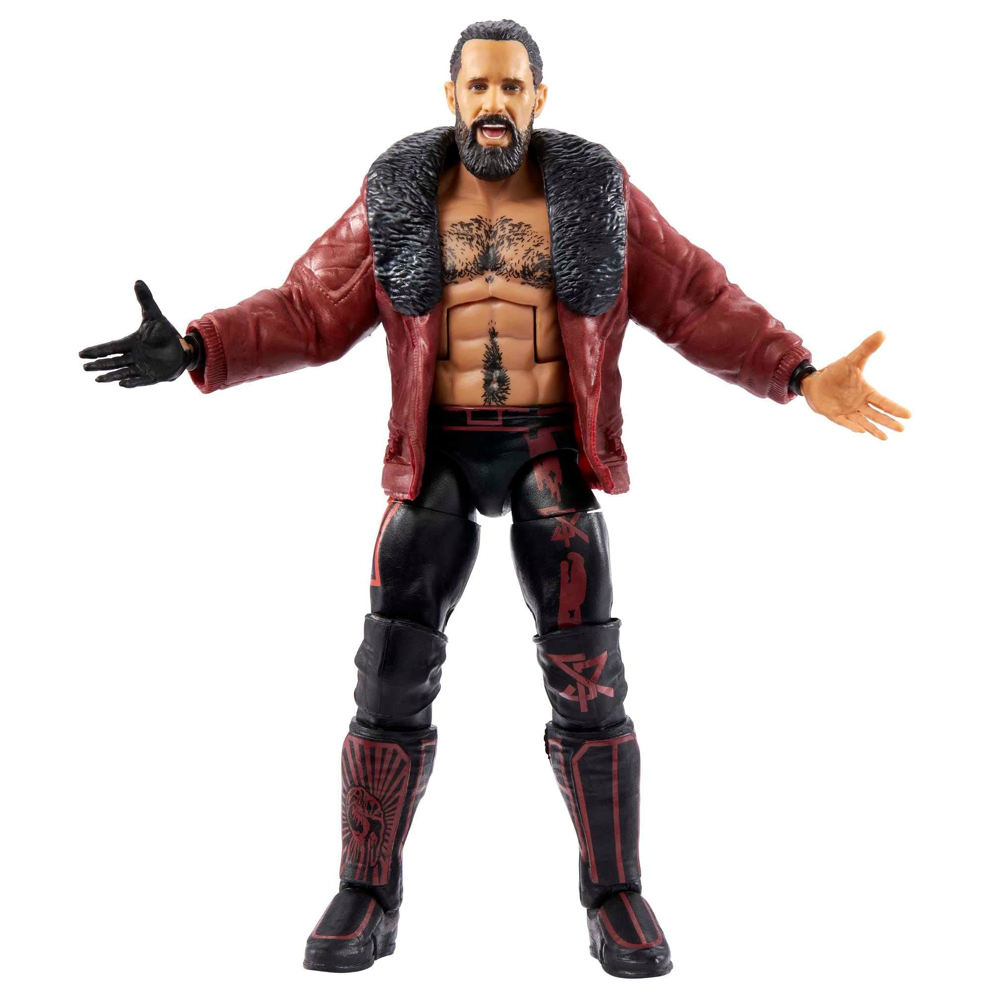 WWE Elite Collection Action Figure Seth Rollins 6-inch Posable Collectible for WWE Fans Ages 8 Years Old & Up