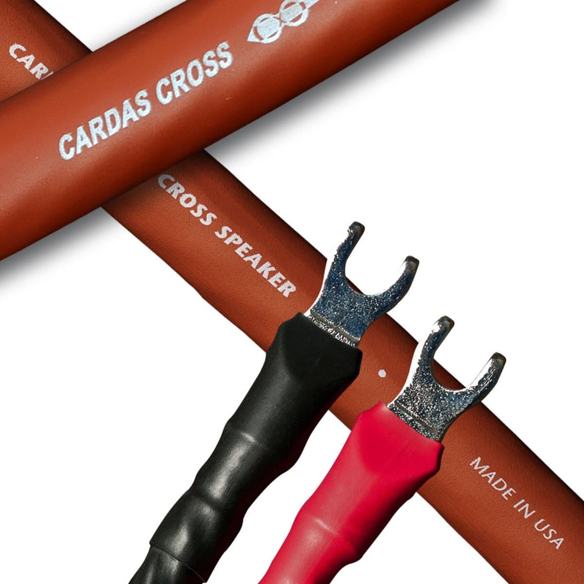 Cardas Audio Cross (Pair) Speaker Cable, Spade/Spade, 2.5 meter