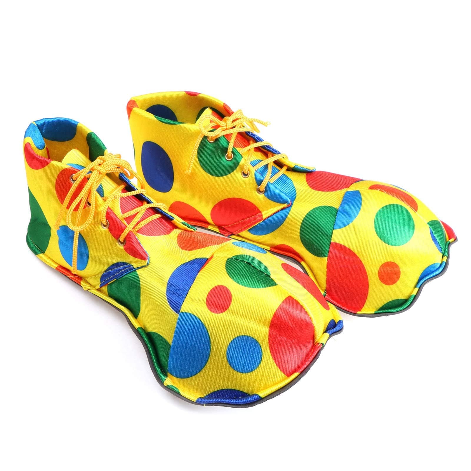 SYOSI Clown Shoes Large, , Colorful Spots Clown Shoes, Funny Circus Props Clothes for Unisex Adult Costume Supplies Party Cosplay