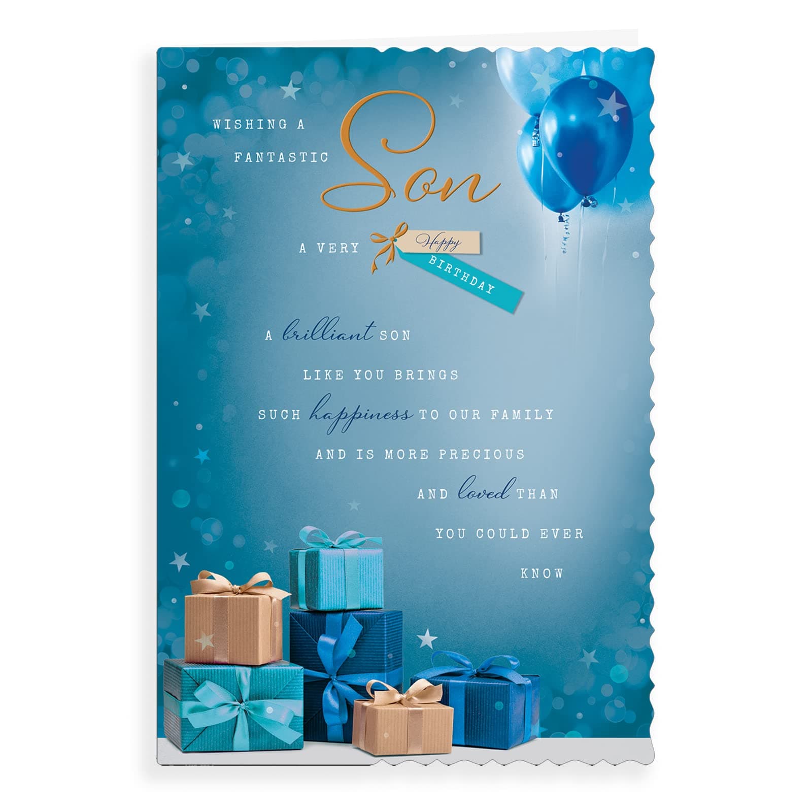 Birthday Card Son - 9 x 6 inches -