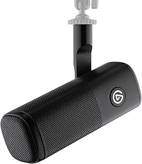 Elgato Wave DX - Dynamic XLR Microphone, Warm True-to-Life Vocals, No Signal Booster Required, Cardioid Pattern, Pop Filter, Noise Rejection, Podcasting, Streaming, Broadcasting