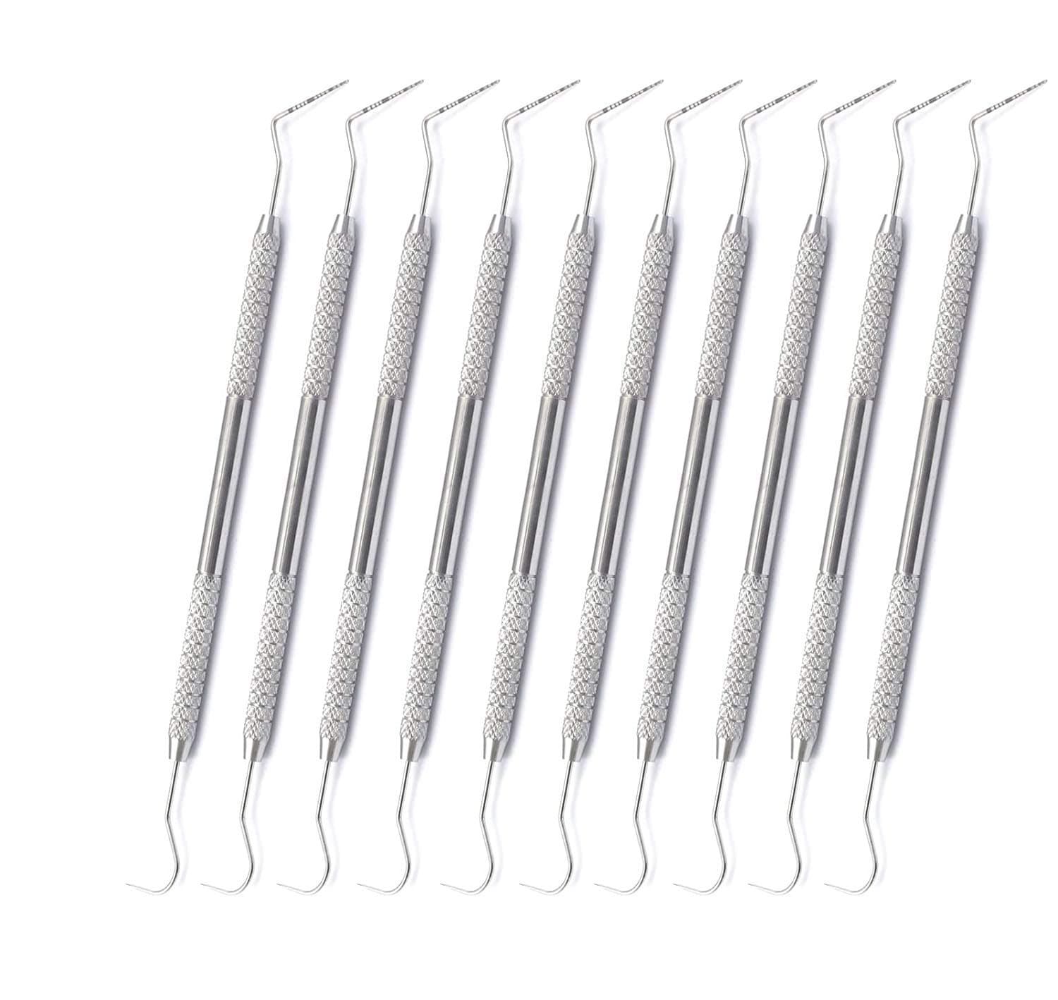 OdontoMed2011 10 Pcs Dental Williams Explorer Probe UNC 15/23 Color Coded Marking Double Ended Instruments ODM