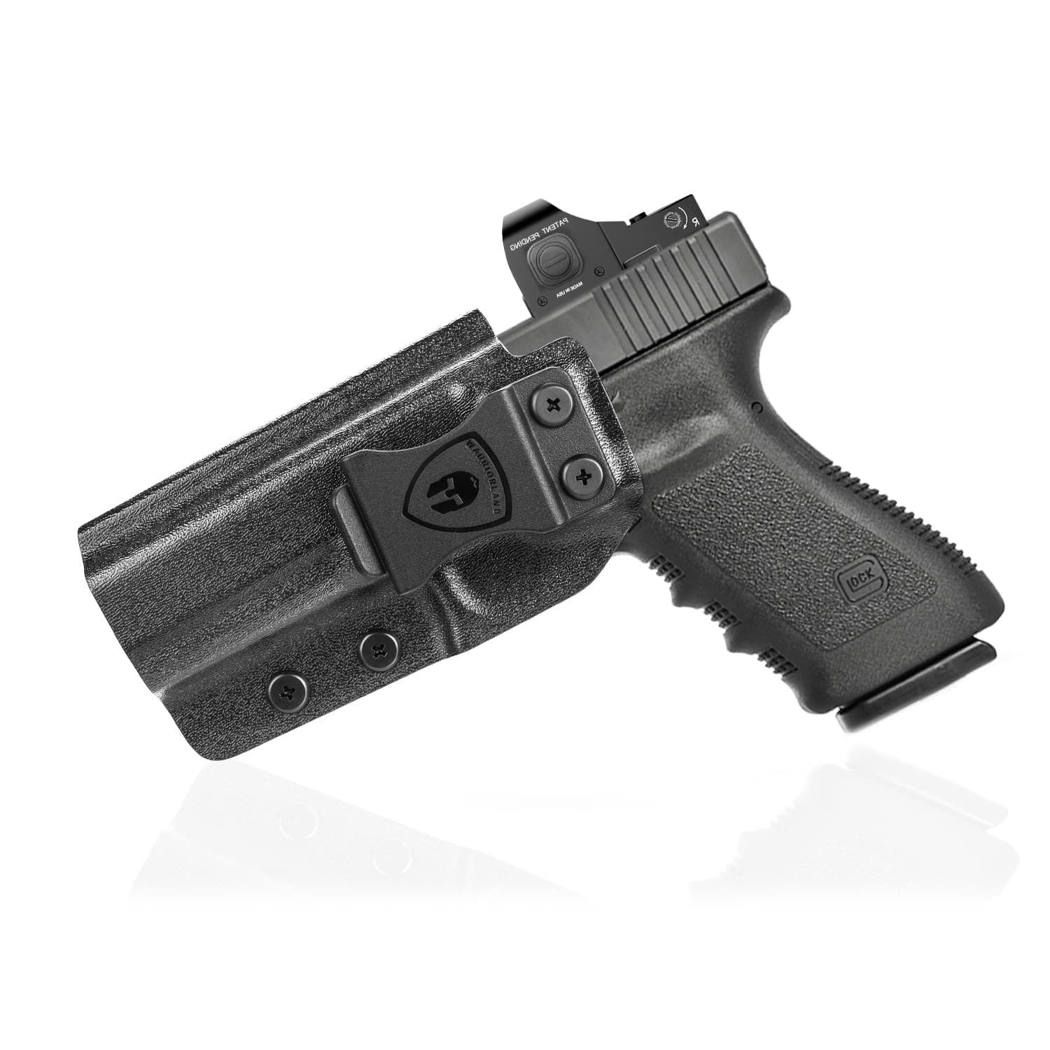 G20 21 22 Holster IWB Kydex Holster w/Optics Cut: G21 / G20 (Gen 3 4 5) & G22 Gen 5, Inside Waistband Appendix Carry Holster G21, Adj. Retention & Cant, Right/Left Hand Option