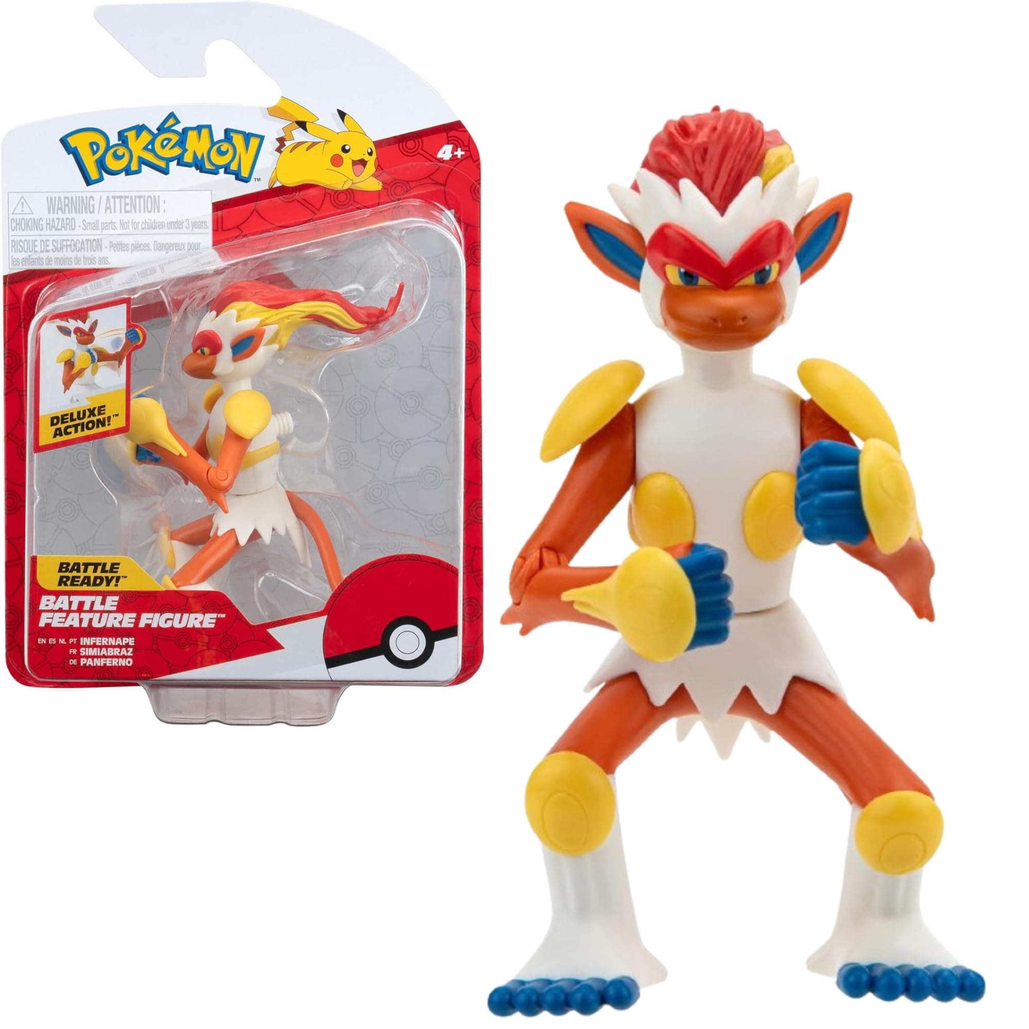 Pokémon PKW2670 4.5" Battle Figure-Infernape