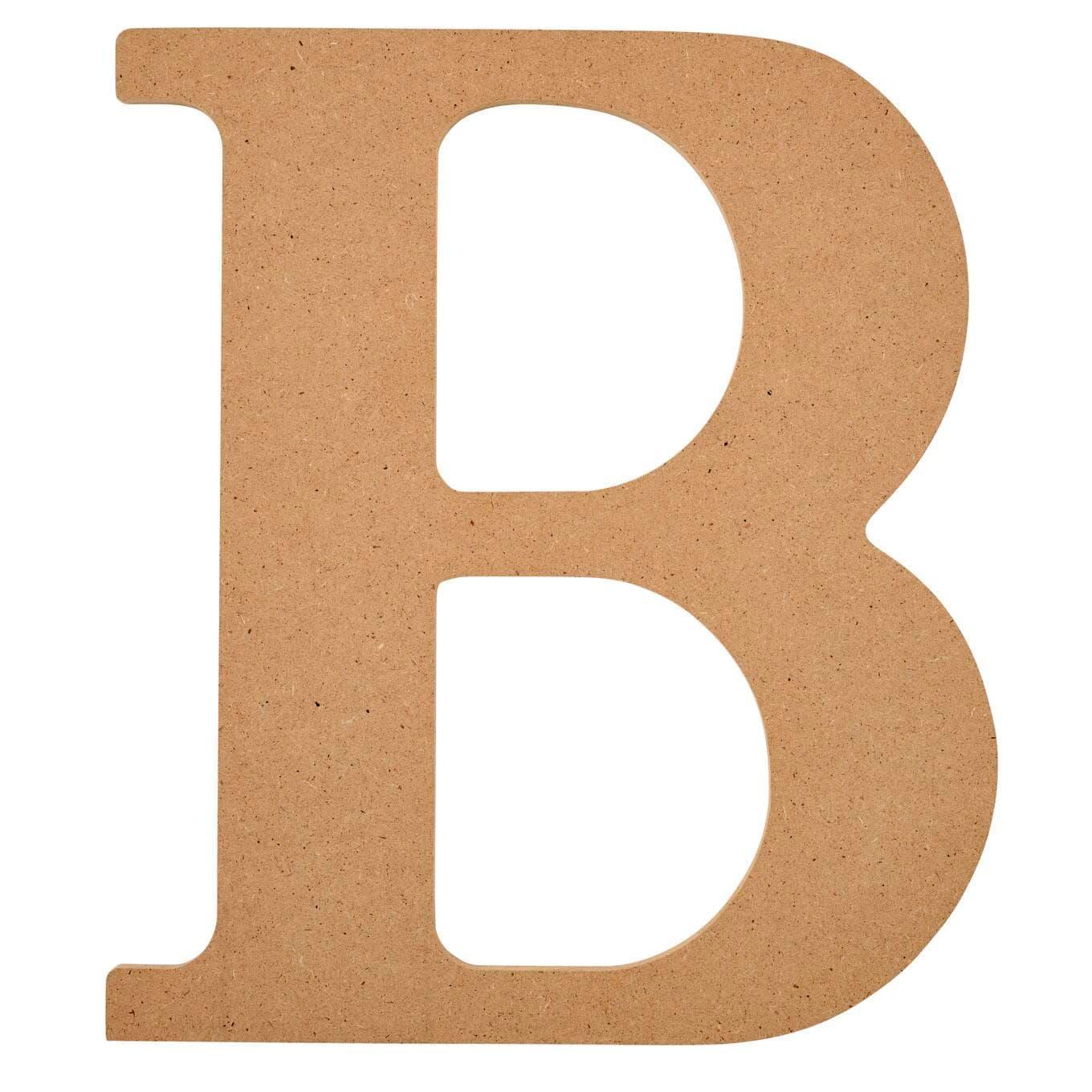 Plaid Wood Unfinished Letter, 8" Wooden Surface Perfect for DIY Arts and Crafts Projects, 63581, 8 inch
