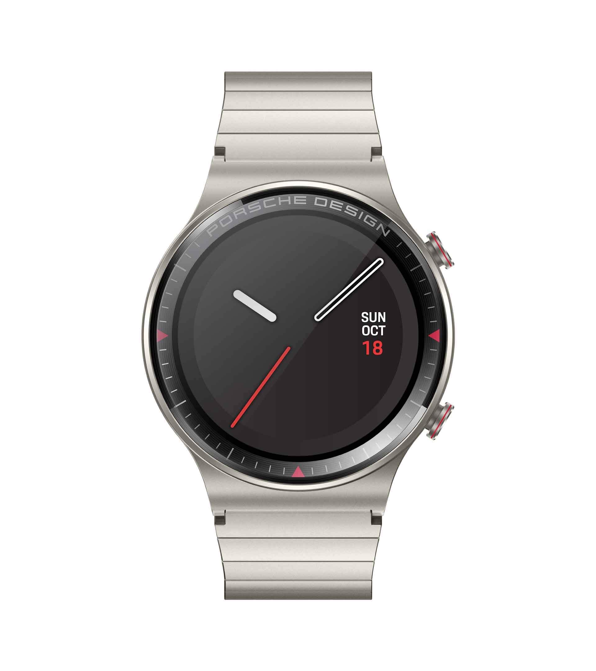 Porsche Design Huawei Watch GT 2 4GB VID-B19 1.39" Bluetooth Smartwatch (Titan) - International Version