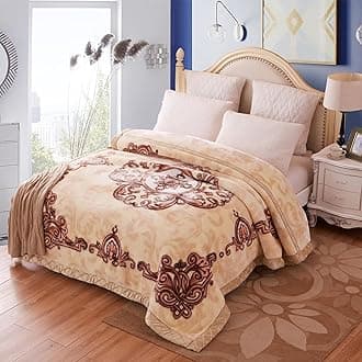 LGYKUMEG 6.6Lb Korean Mink Blanket Twin Size 71"×87" - 2 Ply Korean Mink Blanket for Cold Night (180×220cm3kg). …