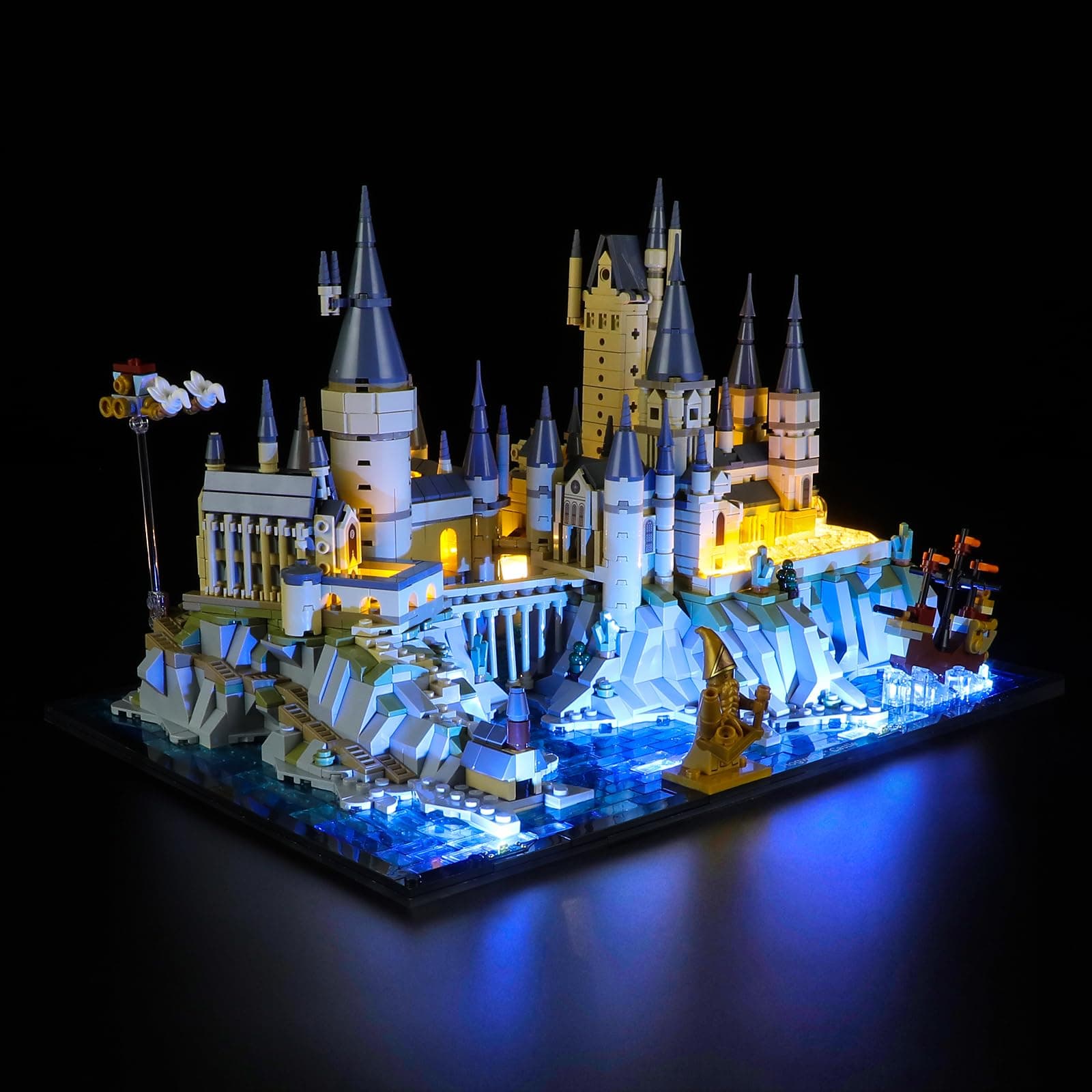 Light for Lego- 76419 Castle and Grounds - Led Lighting Kit Compatible with Lego Building Blocks Model - NOT Included The Model Set