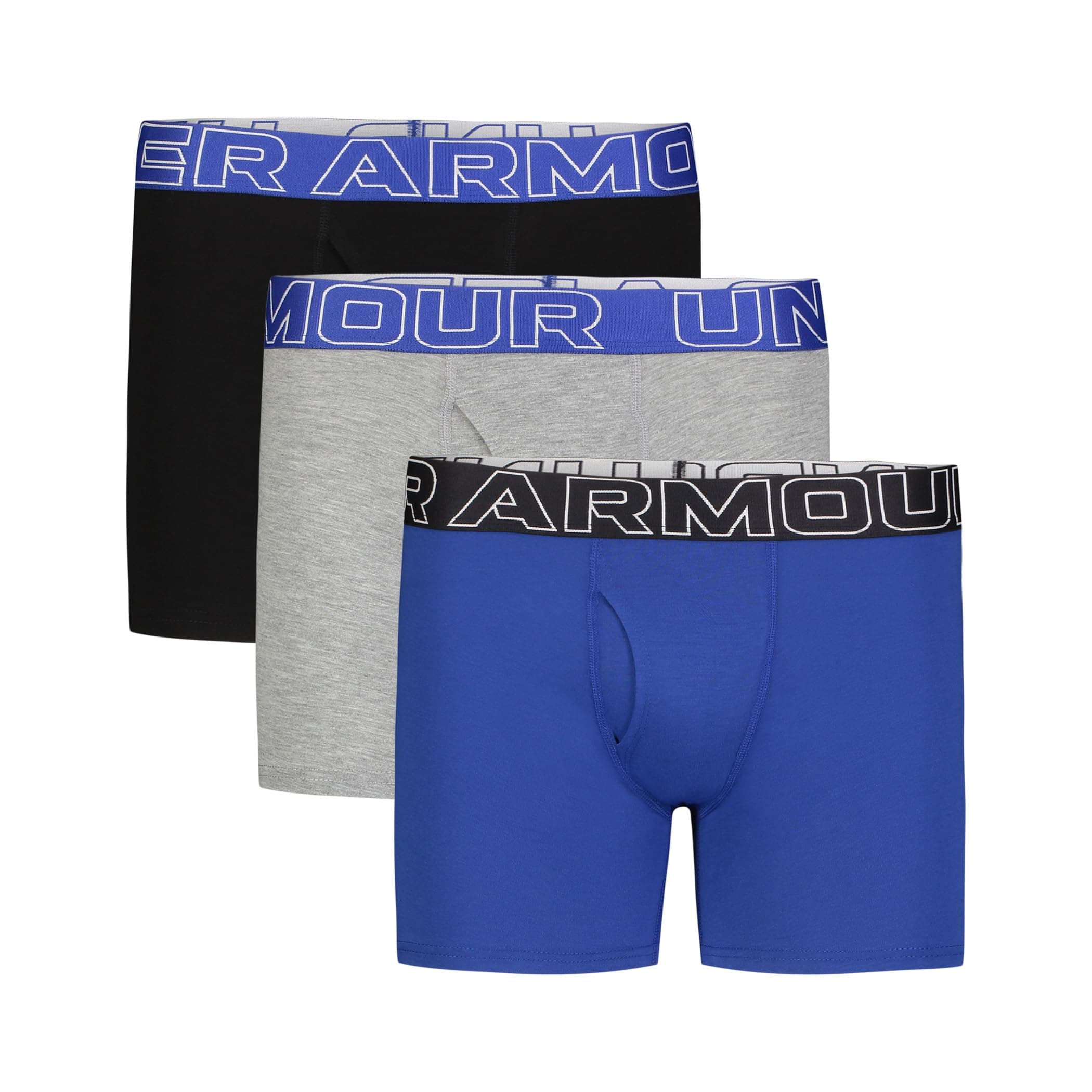 Under Armour boys Charged Stretch Boxer Jock, Lightweight & Smooth Stretch Fit