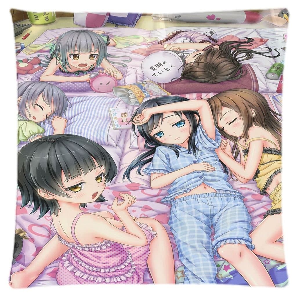 Kantai Collection Unique Home Decorative Throw Pillow Covers Modern Throw Pillow Cases 18x18 Inch