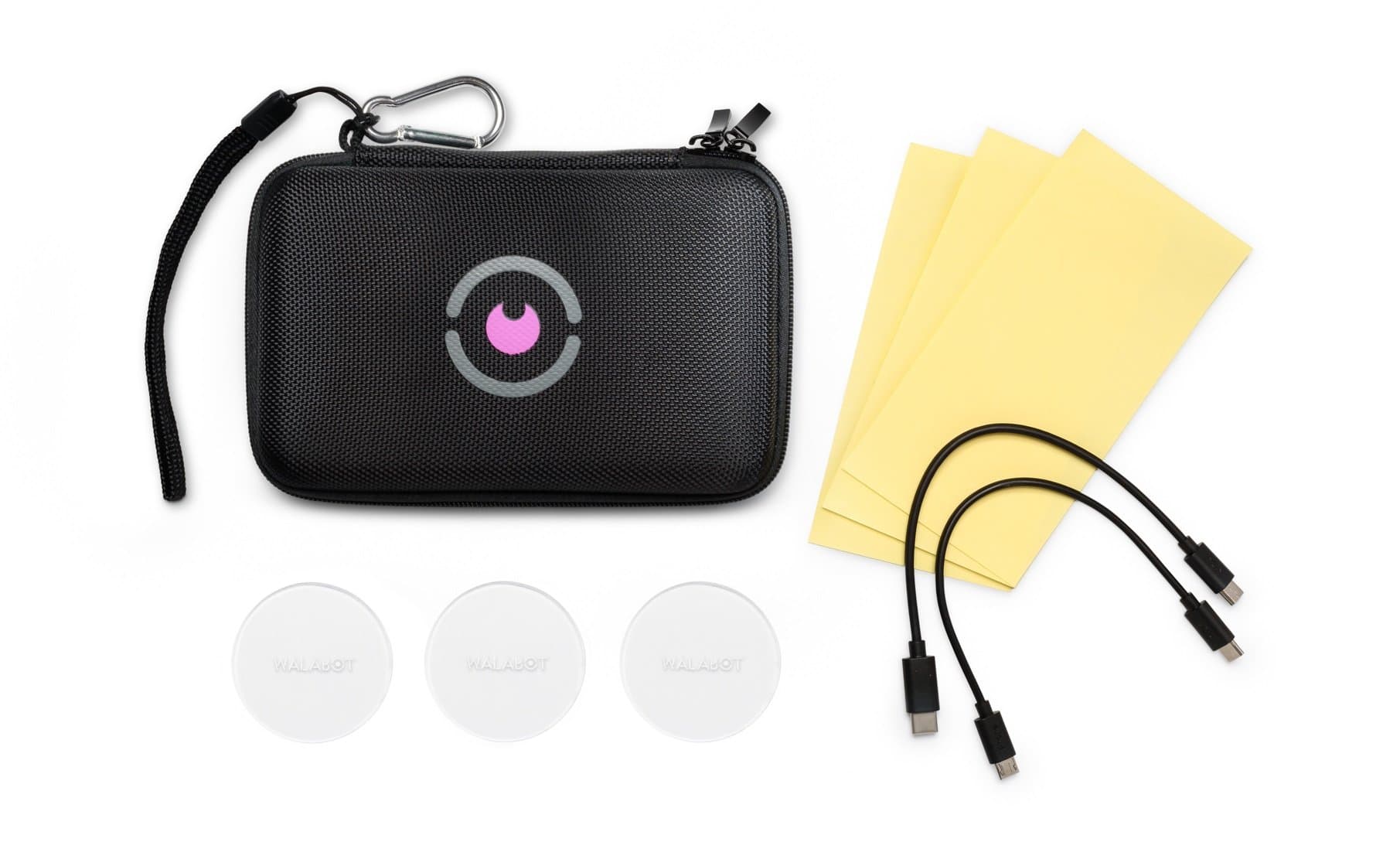 Walabot WALACASE01 OFFICIAL DIY Protective Case and 8 Piece Accessory Kit, Black