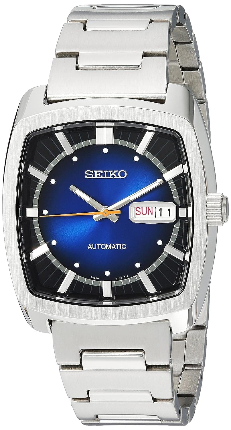 Seiko Men's SNKP23 RECRAFT Analog Display Automatic Silver Watch