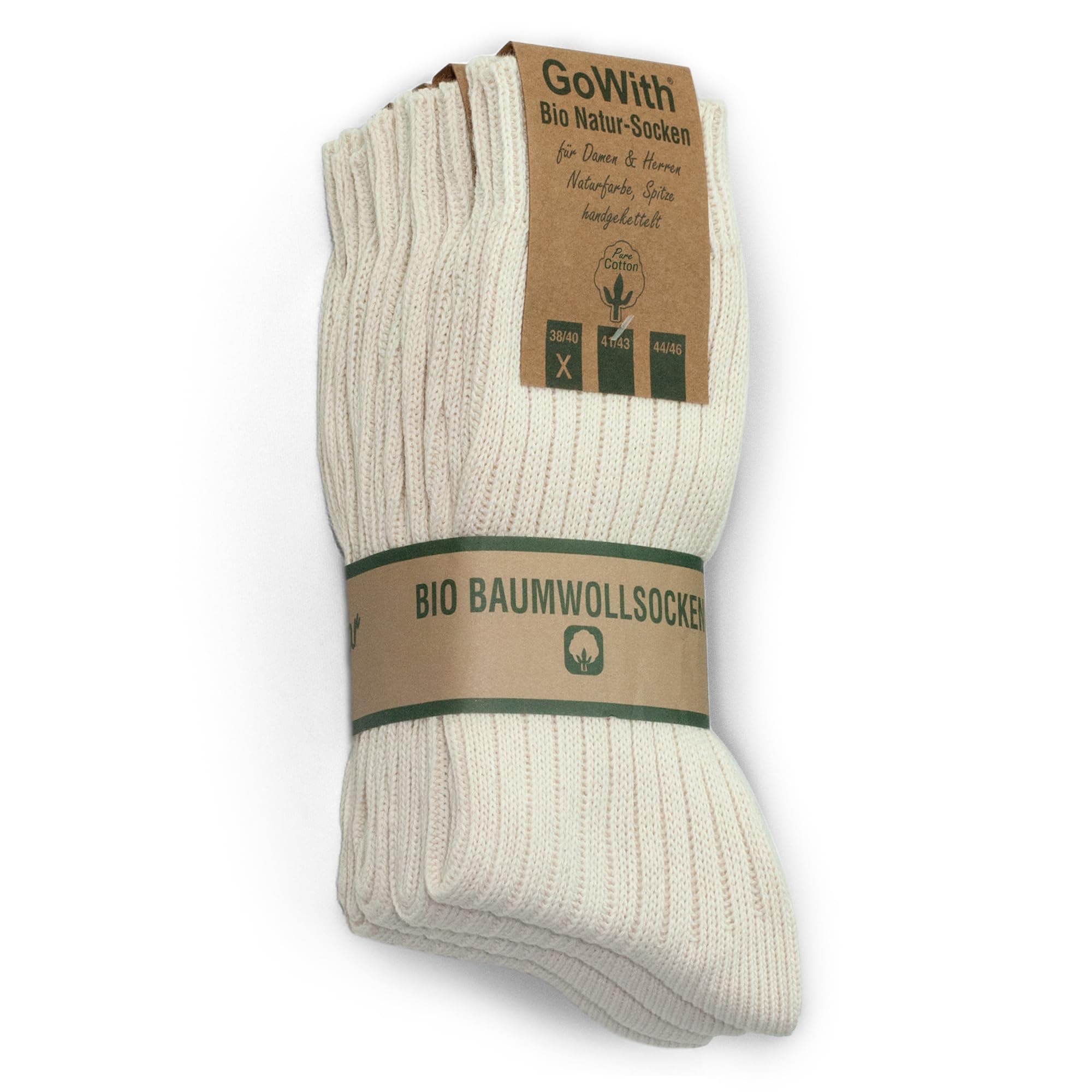 4-5 Pairs Unisex Natural 97% Cotton Crew Socks, Pure Cotton Comfy Cozy Breathable Seamless Casual Socks for Men Women