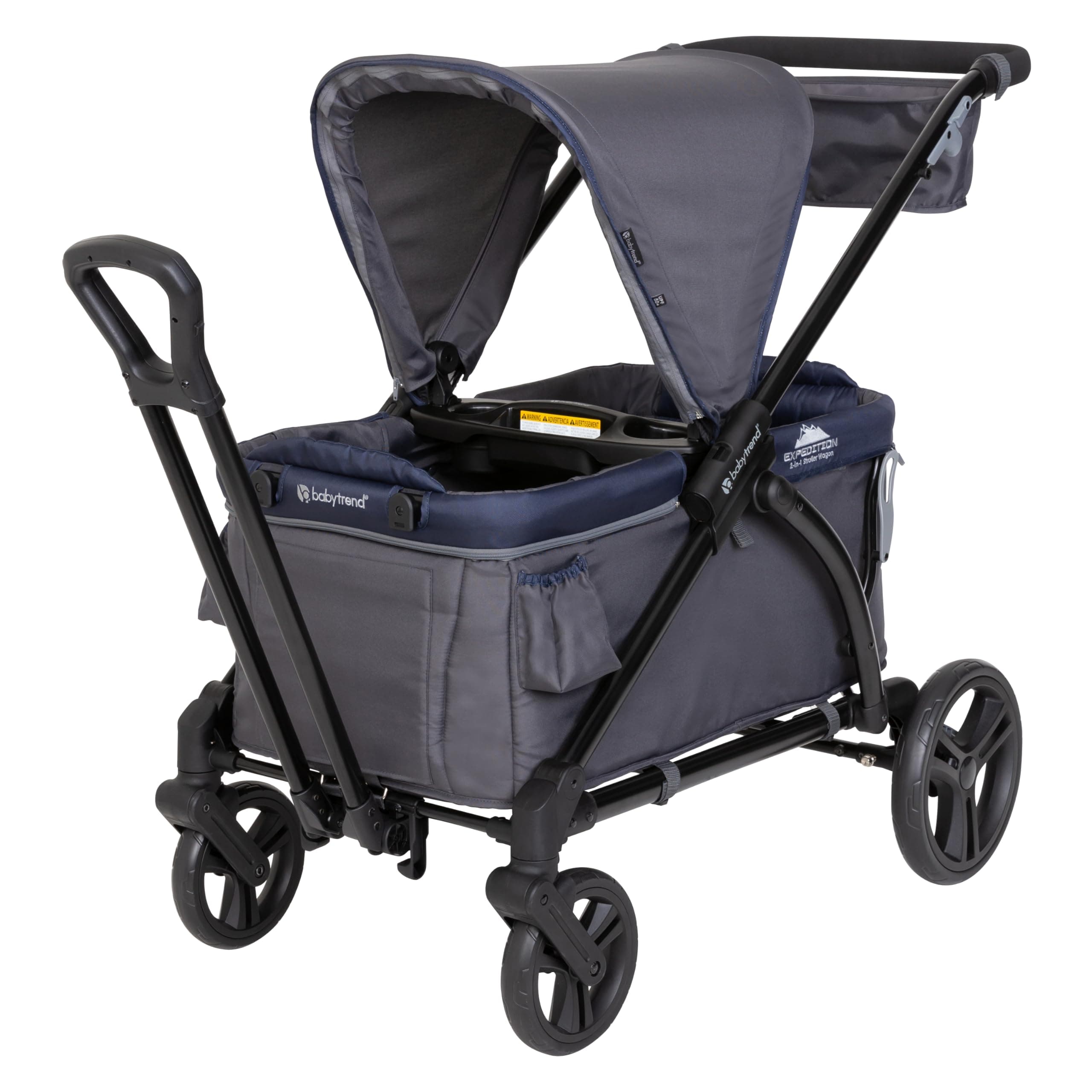 WG01E41B-BABYTREND EXPEDITION® 2-IN-1 STROLLER WAGON -SMOKEY NAVY