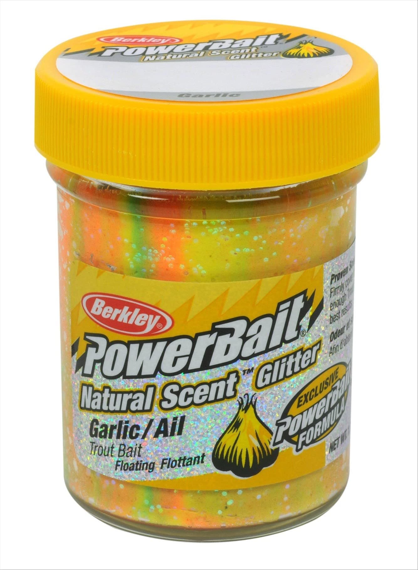 Berkley PowerBait® Natural Glitter Trout Bait, Rainbow