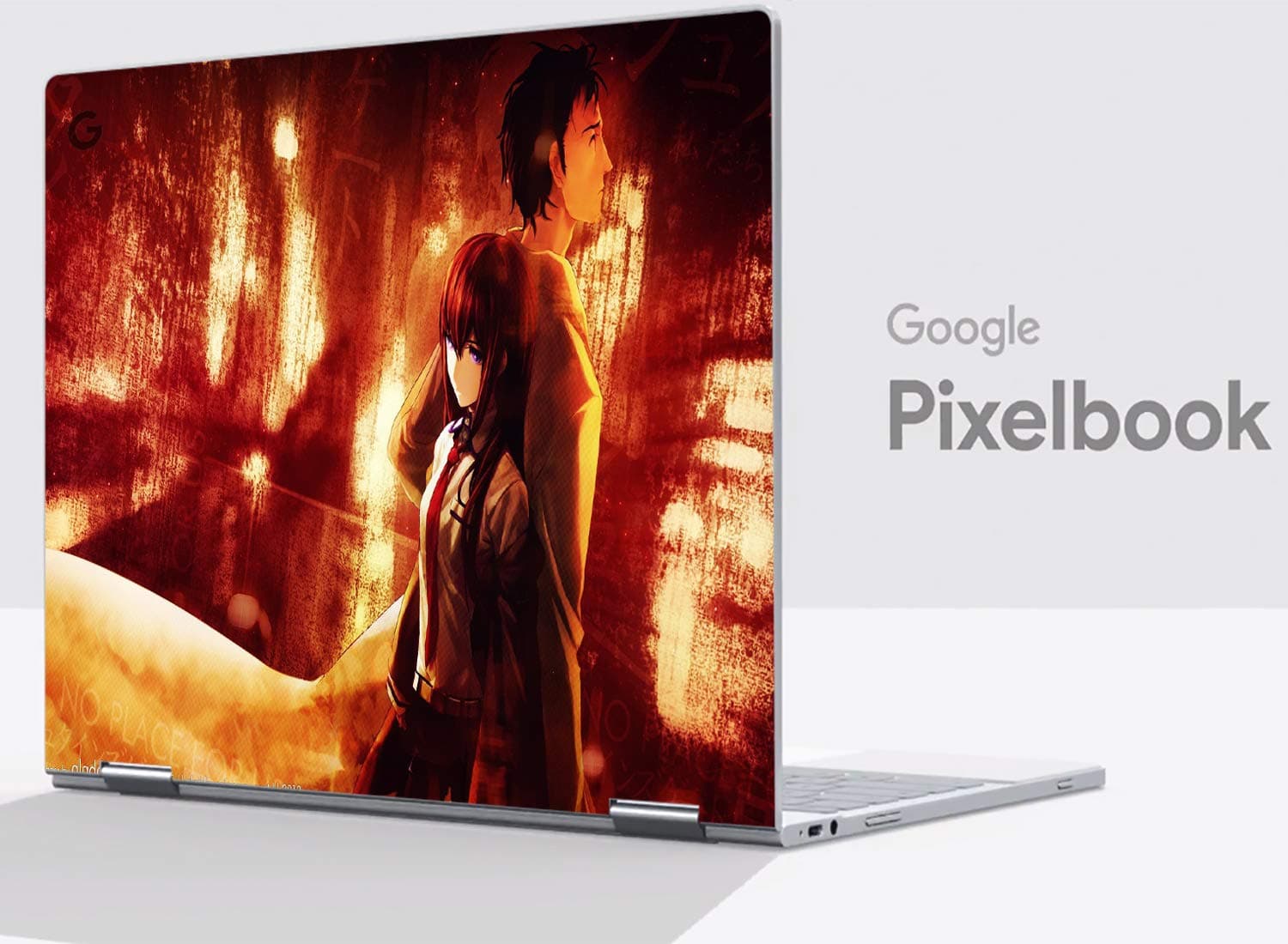 GADGETS WRAP Printed Steins Gate Anime Okabe Rintarou Skin for Google PIXELBOOK (TOP ONLY)