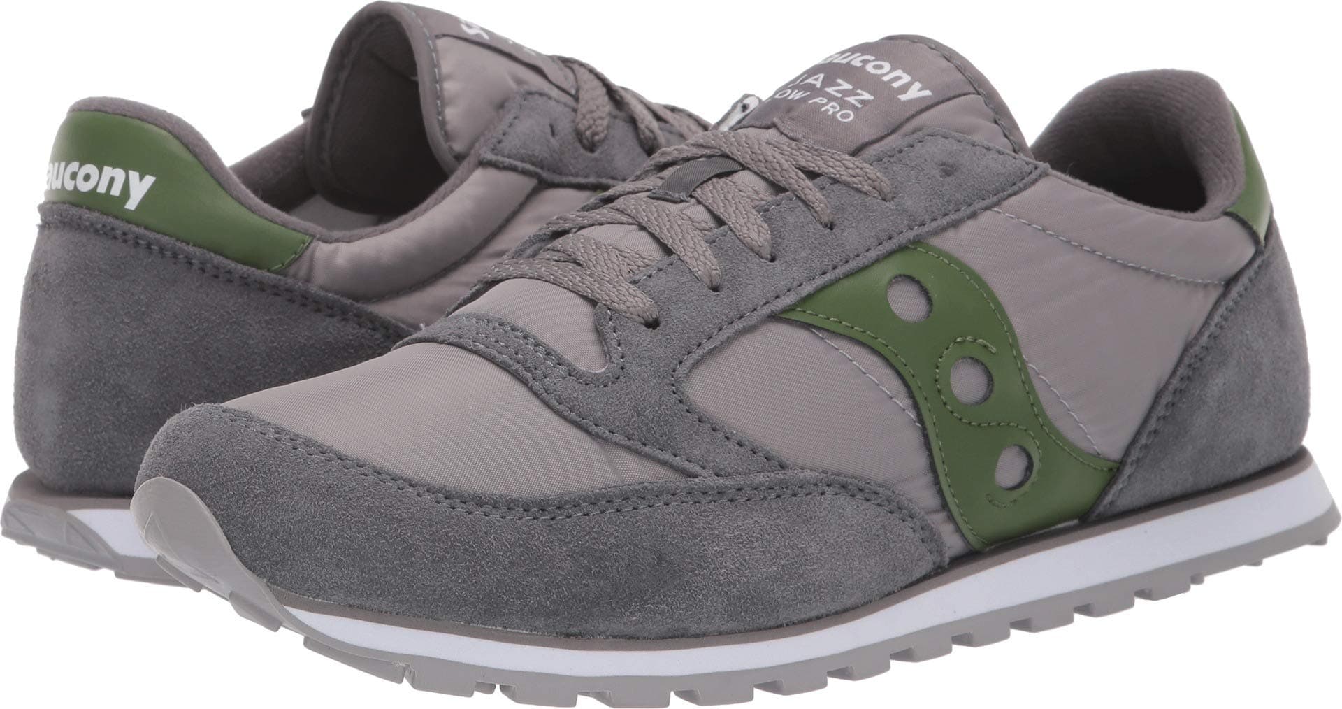 Saucony Originals Jazz Low Pro Grey/Green/Green 6 D (M)