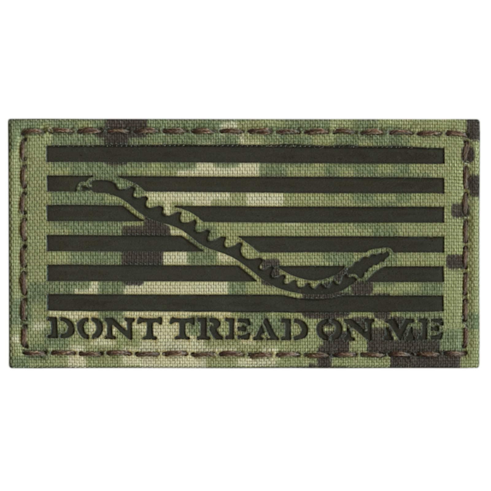 IR USA 2-1/8x4 inch DTOM Dont Tread On Me Flag NWU Type III Seals devgru DEVGRU AOR2 Tactical Hook Patch