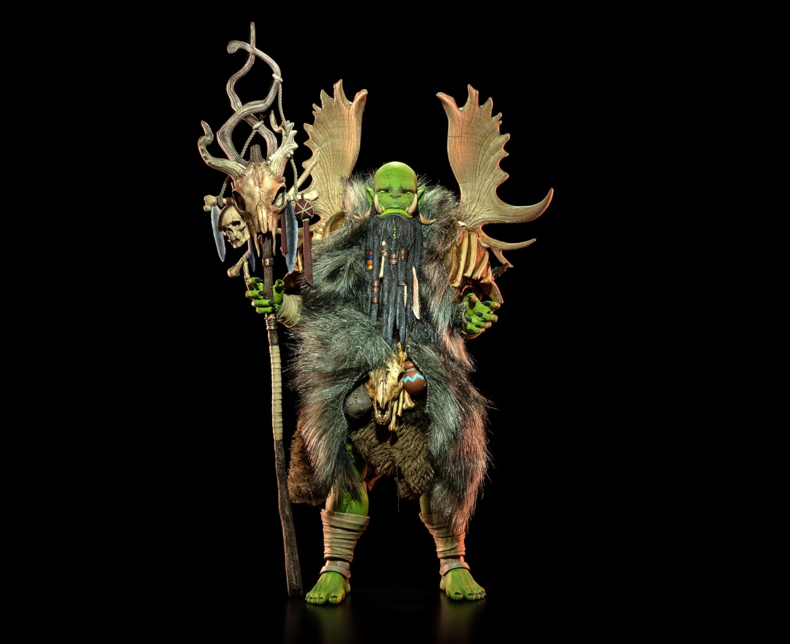 Four Hor Mythic Legions Tharnog Brute Scale Orc Shaman Figure Poxxus Wave