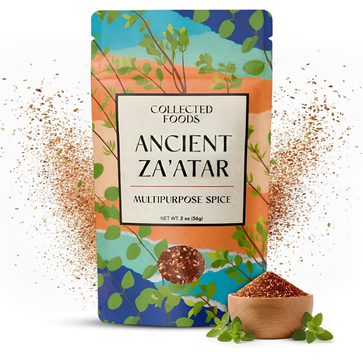 Premium Za’atar Spice Blend – Uniquely Crafted and Small-Batch, NY Chef Crafted Middle Eastern Seasoning with Sumac, Aleppo, Sesame – 2 oz”