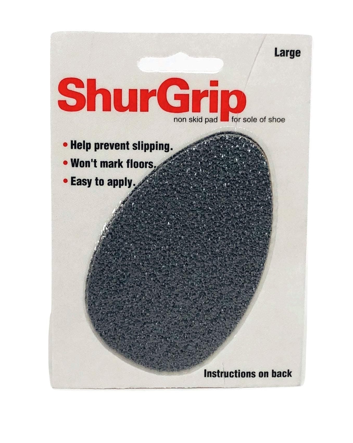 Shur Grip - Non Skid Pads Shoe Soles Ground Grip 'Pair' - Large