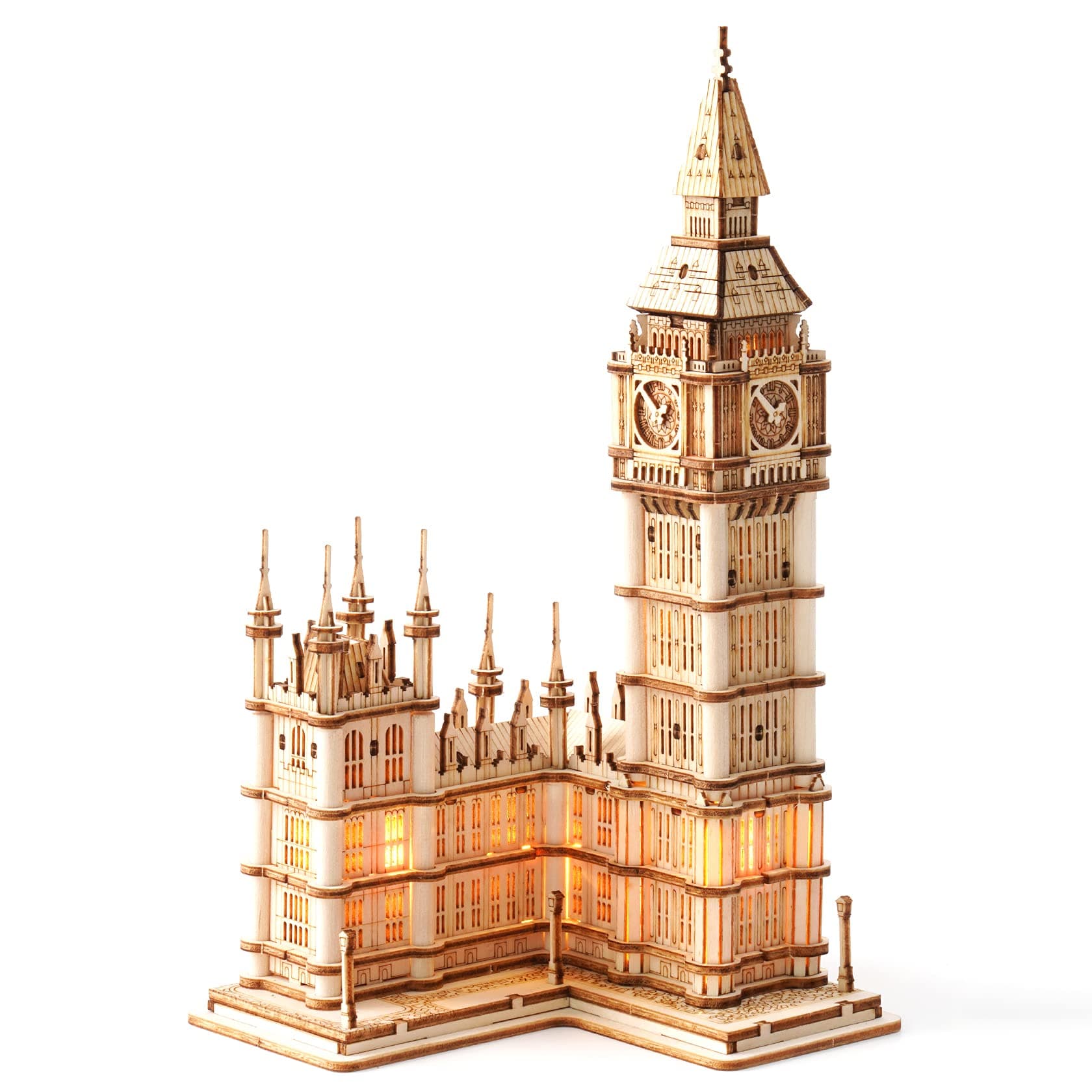 Rowood 3D Puzzle for Adults Wooden Model Kit Adult Craft Kit Gift for Teens Ages 14+ Big Ben