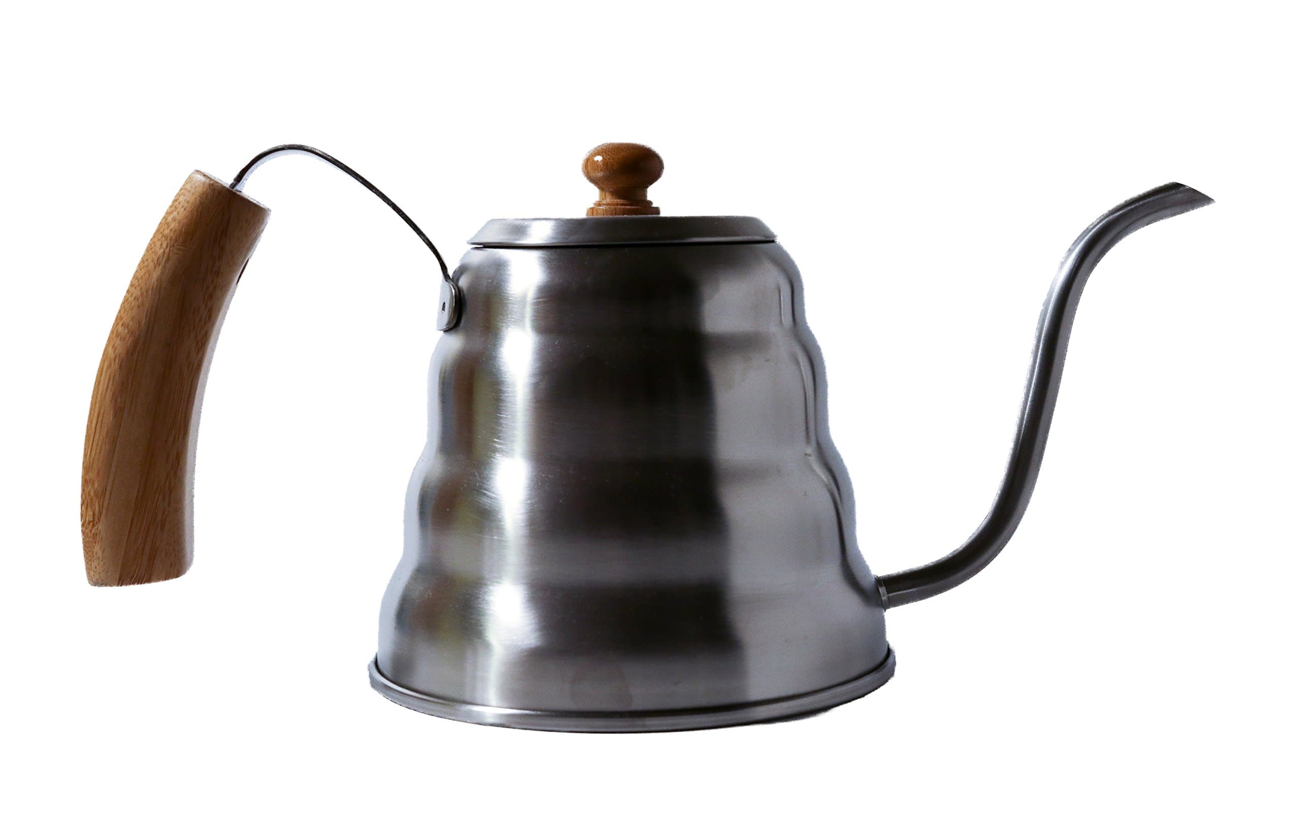 Heiwa Pouring Kettle w/ Bamboo Handle, 1.2 litre (Bamboo lid)