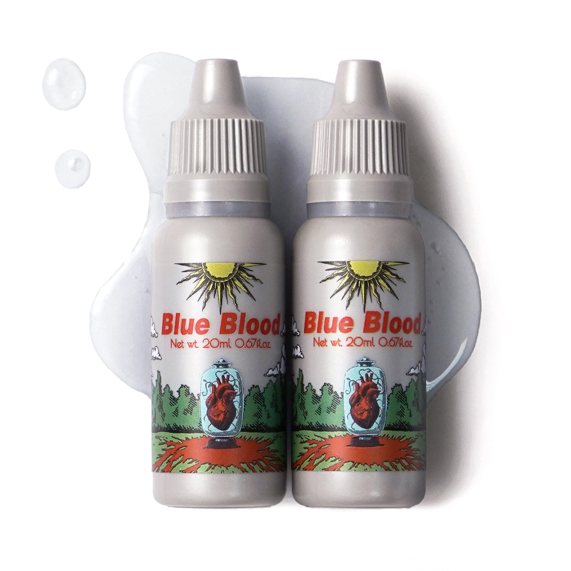 AXENDA Blue Blood, Hydrating Korean Skin Care, Glassskin, Qucikly Soothing for Acne, Sensitive, Dryness Skin, With Centella Asiatica 20ml/0.67fl.oz *2