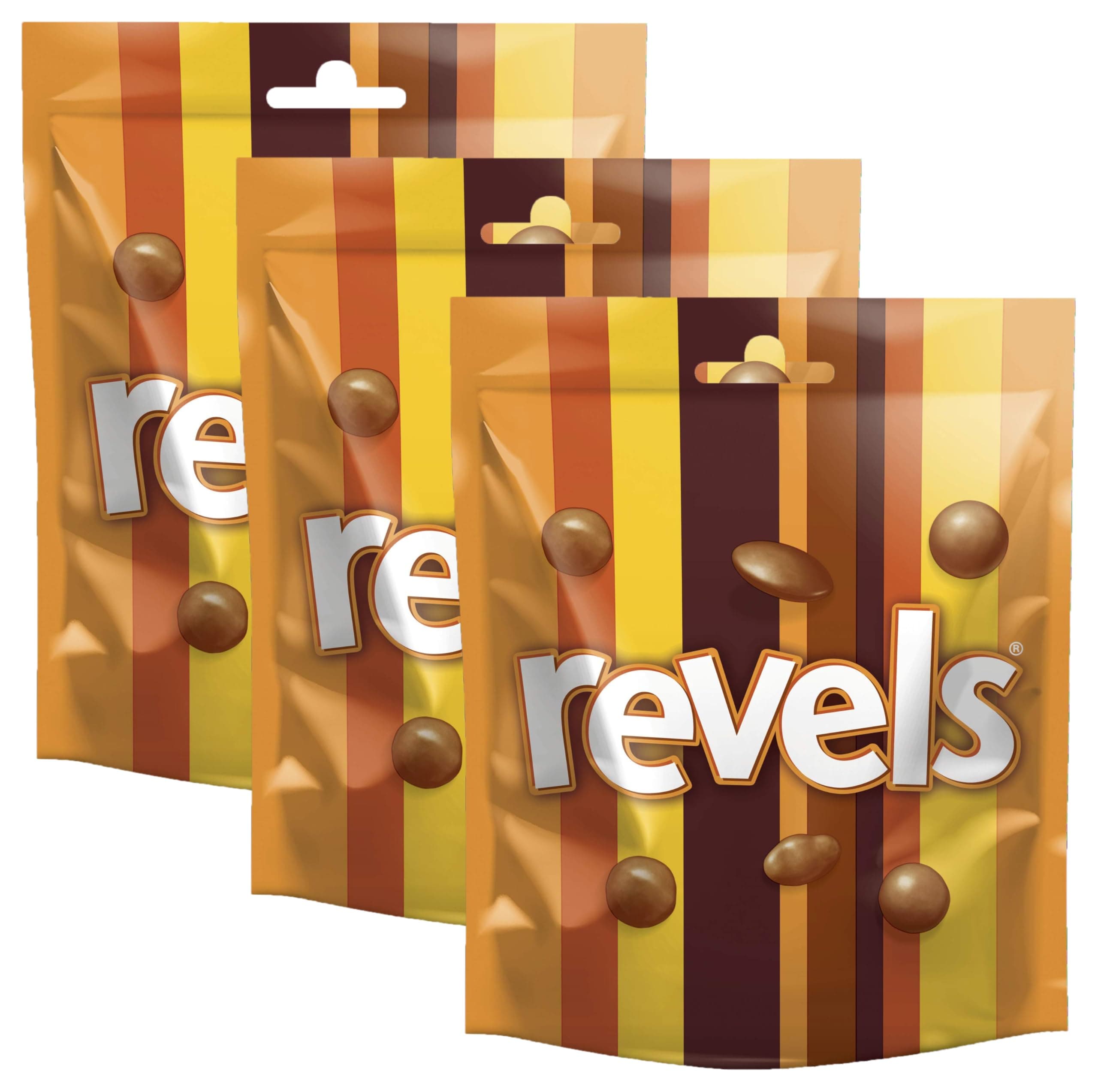 Revels Chocolate Pouch Bag, 112g (Pack of 3)