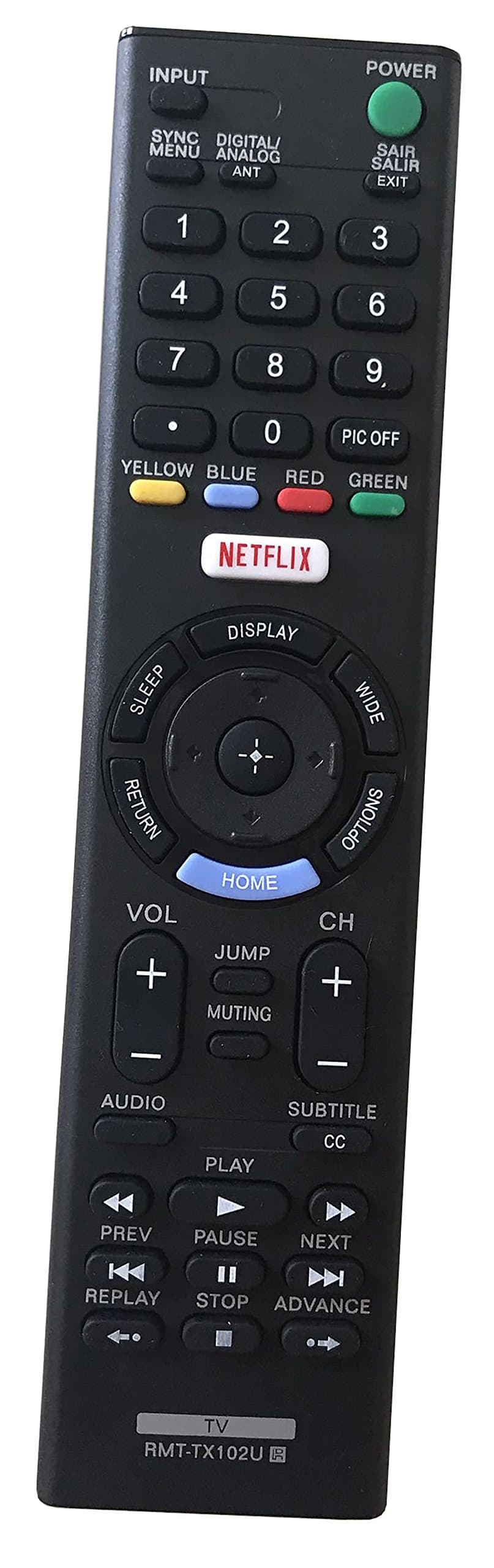 Universal Remote Control for Sony TV KDL48R510C KDL-48R510C KDL40R510C KDL-40R510C KDL32R500C KDL-32R500C KDL40R550C KDL-40R550C KDL48R550C KDL-48R550C