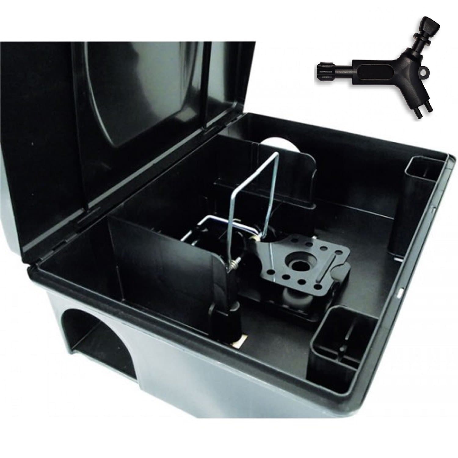 Rat Box Catcher - Catches Rats with Snap Trap - No Poison