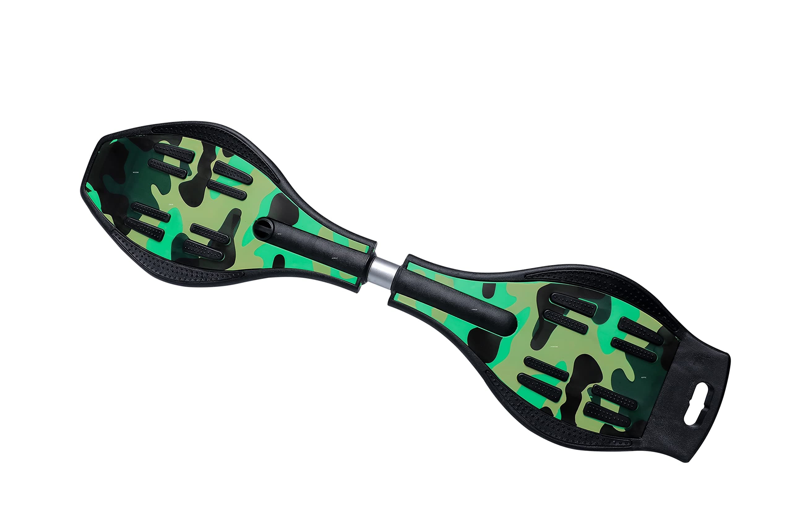 Swipe Kart® Wave Board Skate Board with Carry Bag | LED Flash Colorful Lights in Wheels | for Outdoor for Kids |Skates for Kids,Plastic Card, DIY Arts Craftfor Children (Green WB)