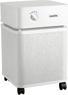 HealthMate Standard Air Purifier, White - Advanced 4- Stage Filtration Air Purifiers For Home with Activated Carbon & Zeolite - Ideal as Air Purifiers for Bedroom, Model B400