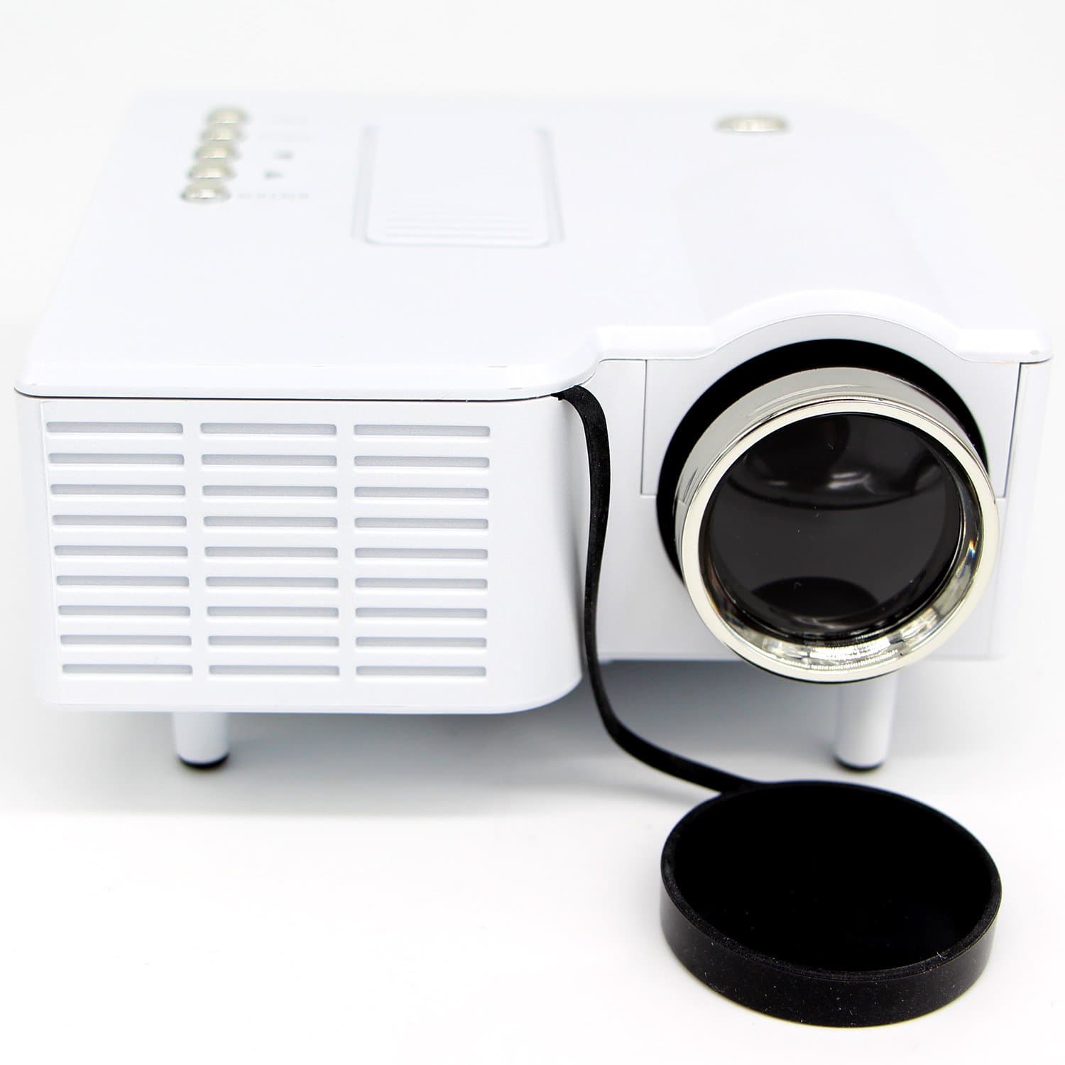 5inch White Entertainment Cinema Theater Multimedia Portable LCD LED Projector