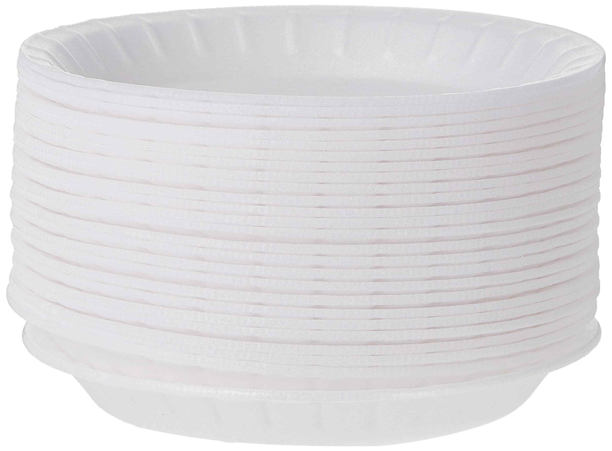 Hotpack Round Foam Plate 7 Inches, 25 Pieces