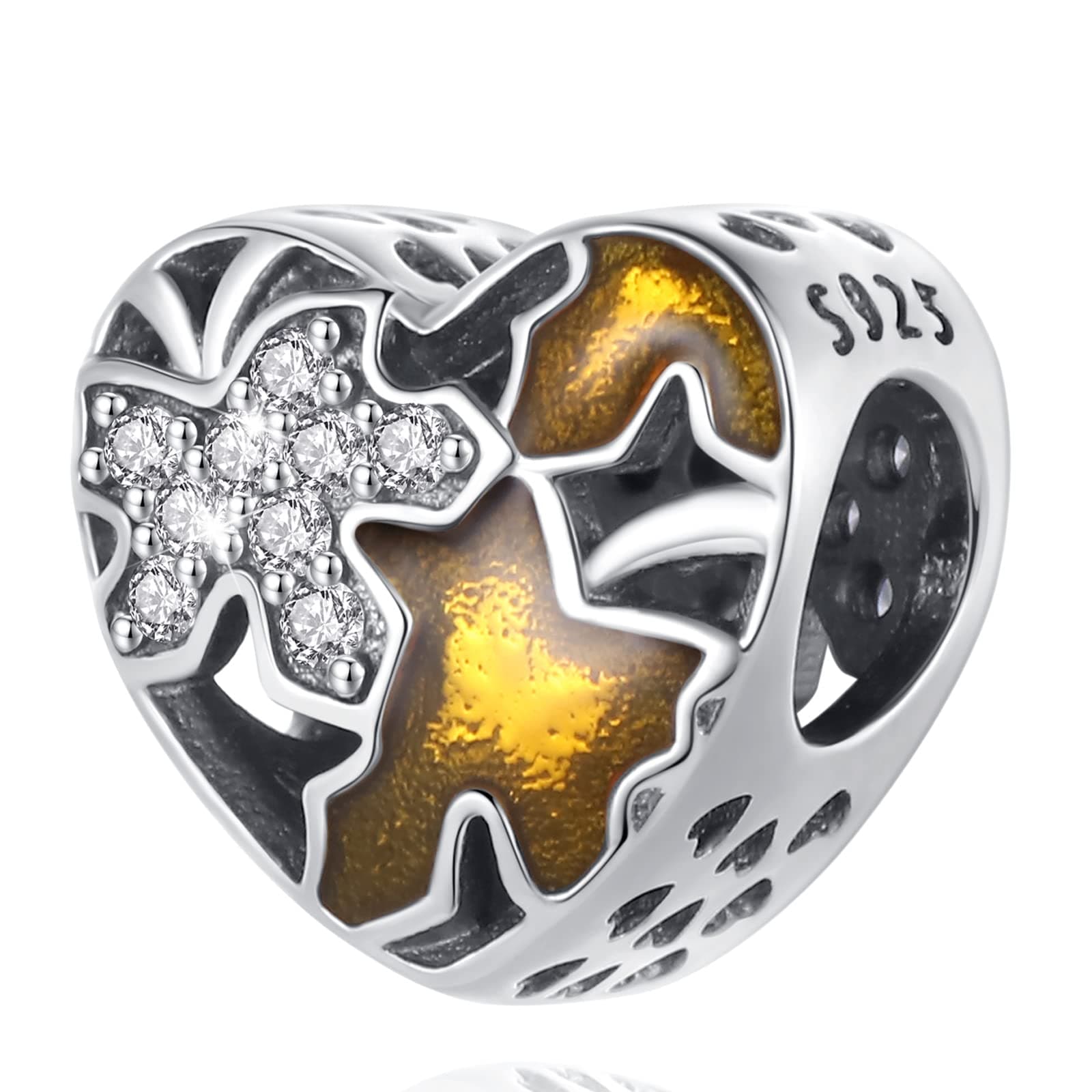 Vito 925 Sterling Silver Cross Charms Bead for Women, Vintage European Religion God Beads for European Bracelets Diy Jewelry Gift