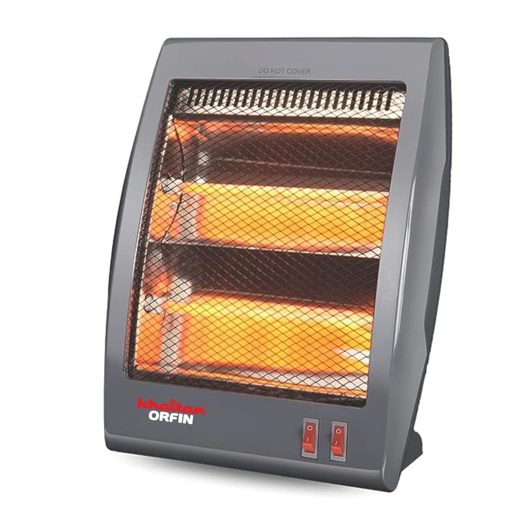 Quartz Heater 2 ROD KA 2111 (Grey, 800 Watts)