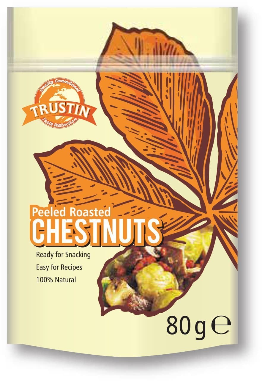Trustin Foods Peeled Roasted Chestnuts 80g