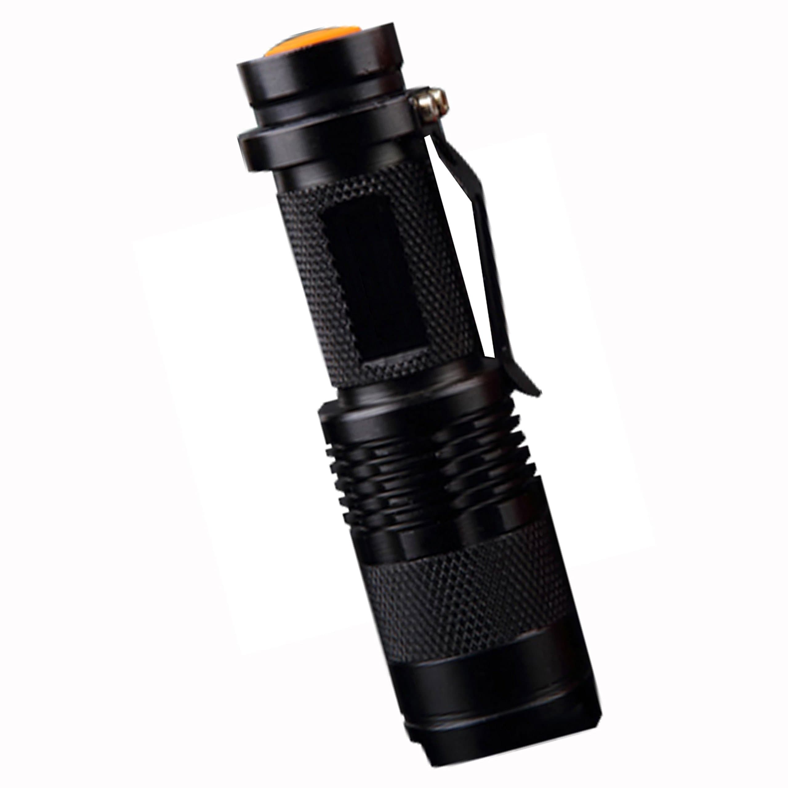 Tight Flashlight Torch Light 18650 Battery Black