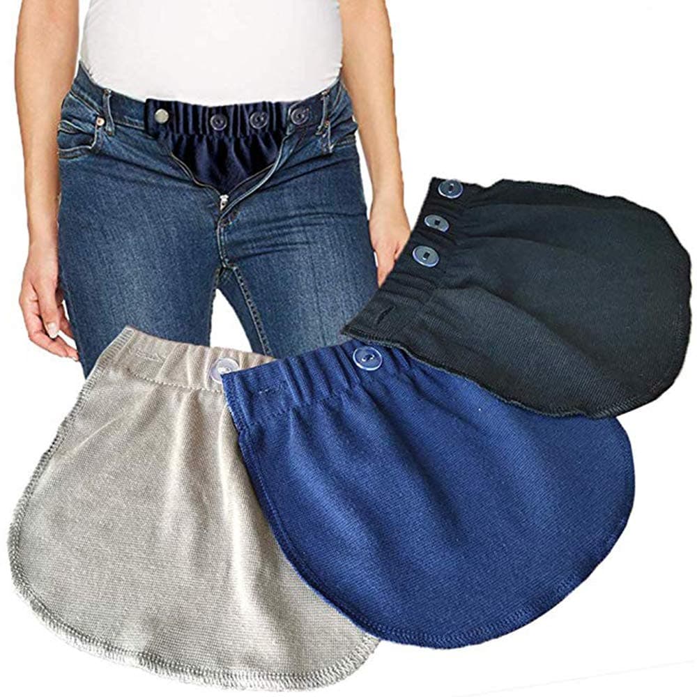 Maternity Belly Band | Pregnancy Belt, Waistband Extender Mothers Maternity Wear Save Money/Flexible and Versatile