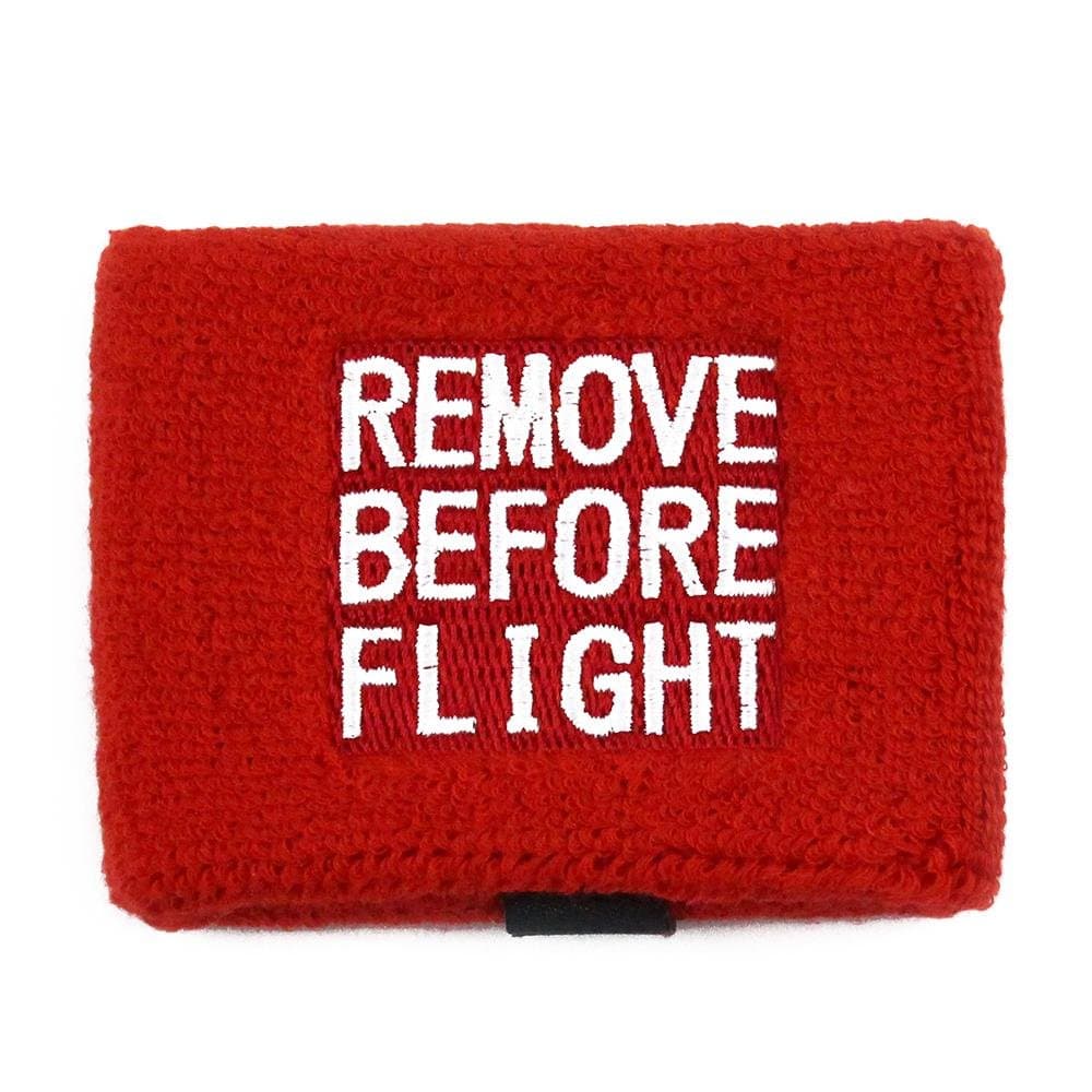 Remove Before Flight Brake Reservoir Cover by Reservoir Socks for Motorcycles, Sportbikes