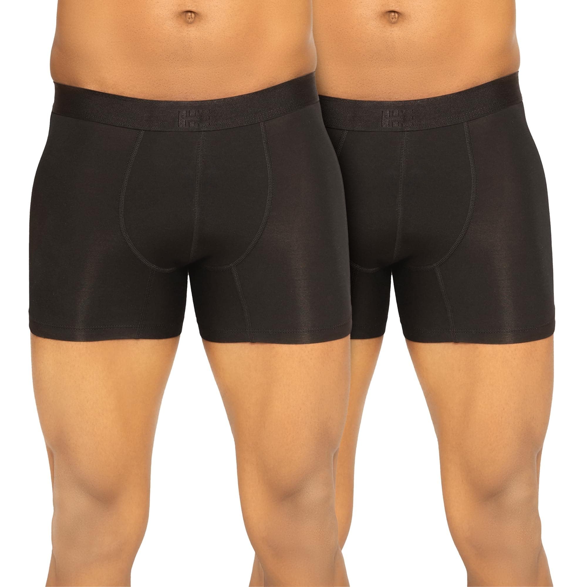 - Micromodal Pouch Underwear for Men | Regular Fit Trunk | Ultra Soft & Breathable | Anti Odour | Ultrasoft Waistband | Men AllDayFit | Pack of 2 with Two Different Colours | ALL Sizes