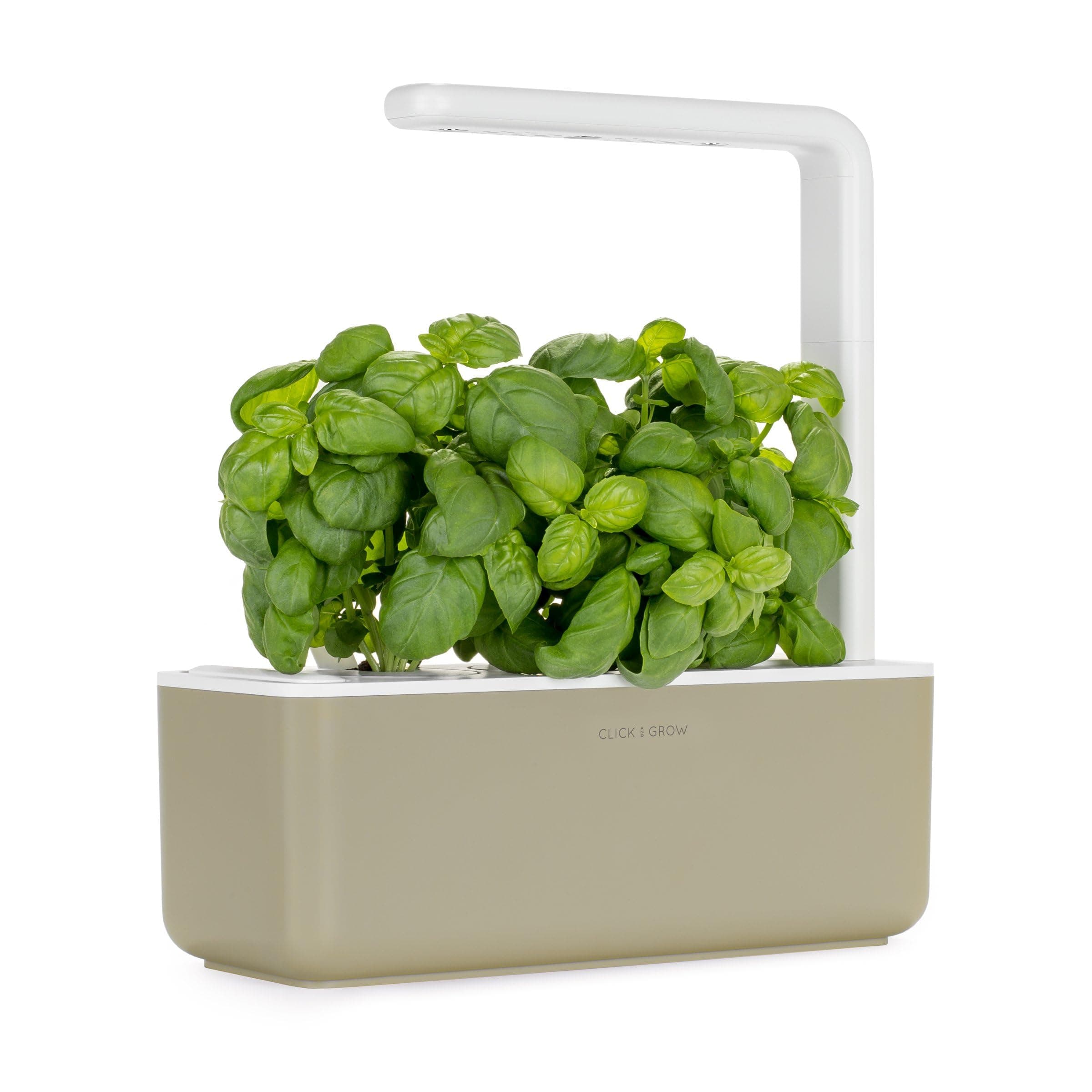 Click and Grow Smart Garden 3 Indoor Garden Set (3 Basil Included) Beige