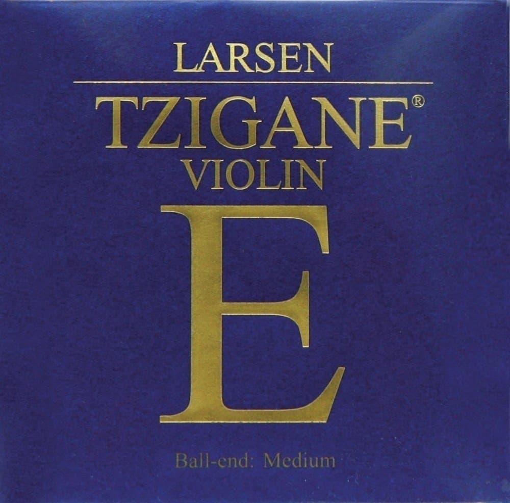 LARSEN STRINGSViolin Strings Tzigane Multifilament Fibre Core Set E Steel Loop Medium
