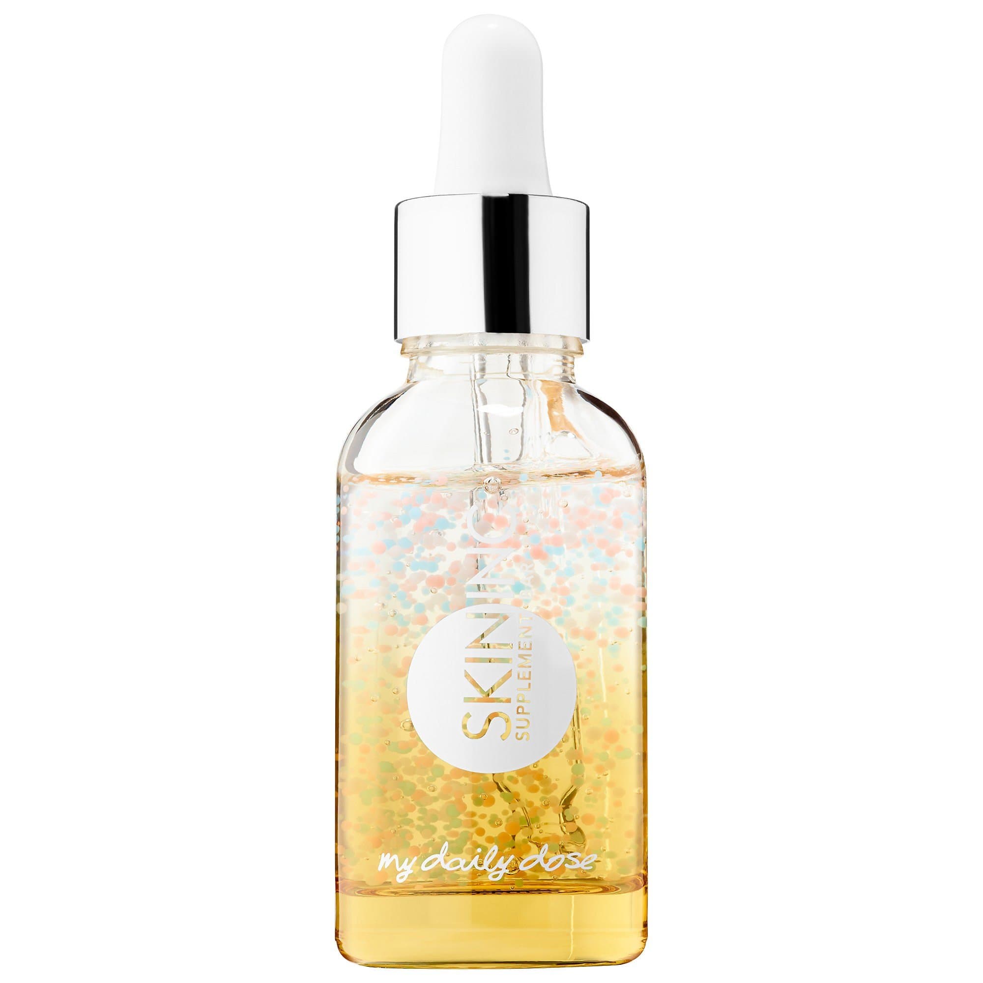 Skin Inc. My Daily Dose Of Glow Illuminate And Brighten Facial Serum! A Blend Of Chlorella, Vitamin A, And Hyaluronic Acid Encapsulated Serums! One 20 ml Bottle ! Visible Boosts Skin Radiance!#