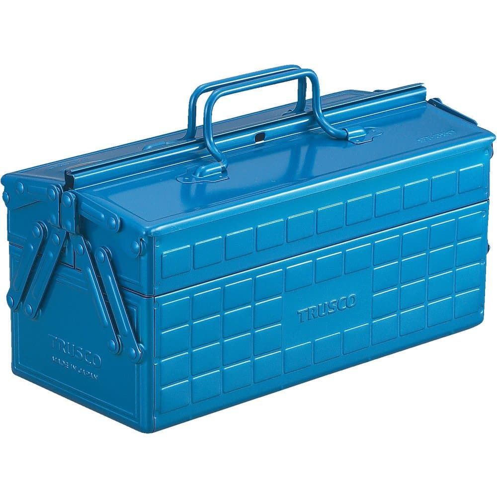 TRUSCO 2-tier Toolbox, Blue