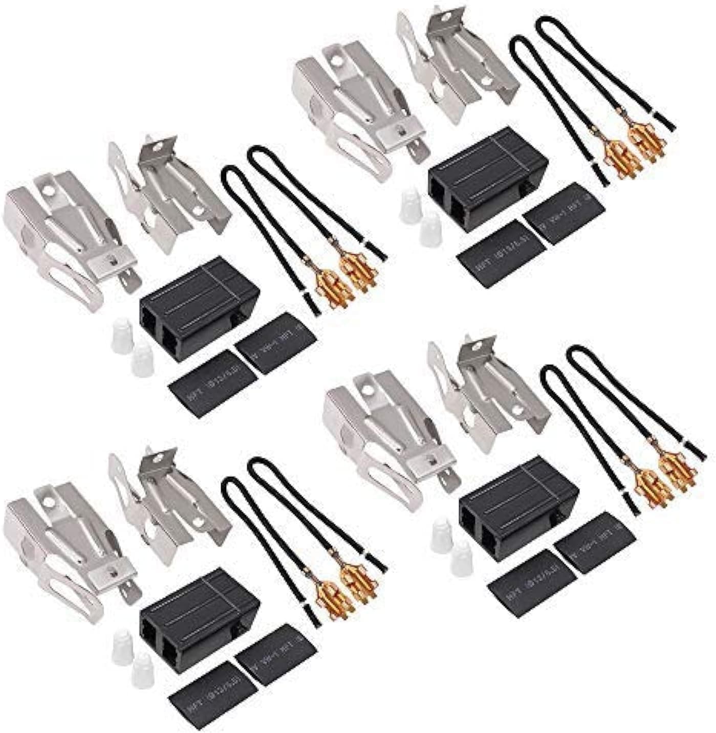 Romalon Upgraded 330031 Range Burner Receptacle kit Replacement parts for Range/Stove Replaces 814399,5303935058(4 Pack)