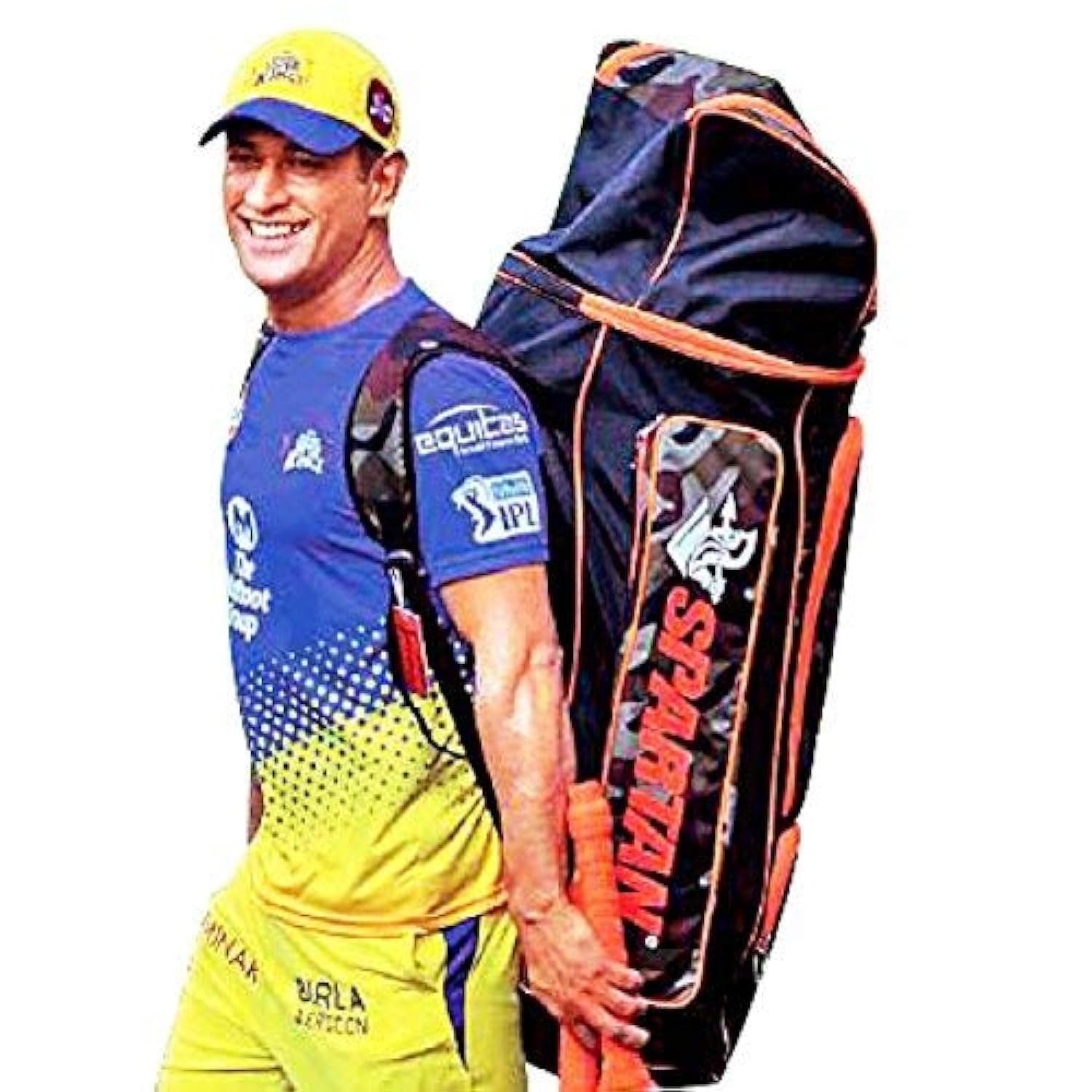 Spartan M S Dhoni Signature Xtraa Large Cricket Kit Bag Back Pack (MS Dhoni Limited Edition) Newly Launched